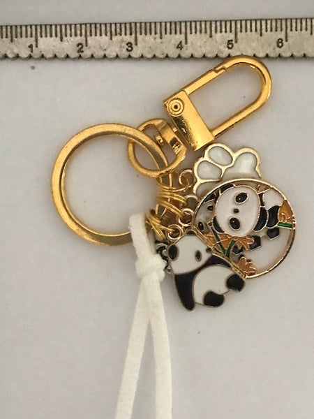Porte-clés panda ourson, cadeau pour maman panda, cadeau pour amateurs de panda, breloque panda kawaii, porte clés ourson tout mignon